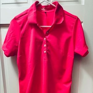 Pink Nike short sleeve shirt